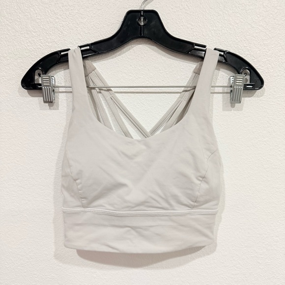 Lululemon Free To Be Serene Bra *Long Line White Women’s Size 4 - Picture 3 of 5